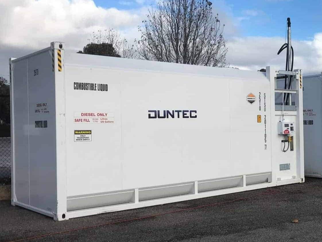 Duntec's Self Bunded Fuel Tanks